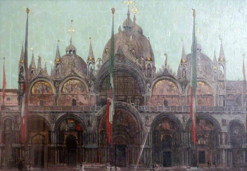 The Façade Of San Marco, Venice — Walter Richard Sickert