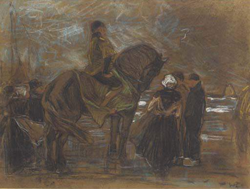 Awaiting The Arrival Of The Fleet At Scheveningen — Wilhelmus Hendrikus Petrus Johannes Zwart