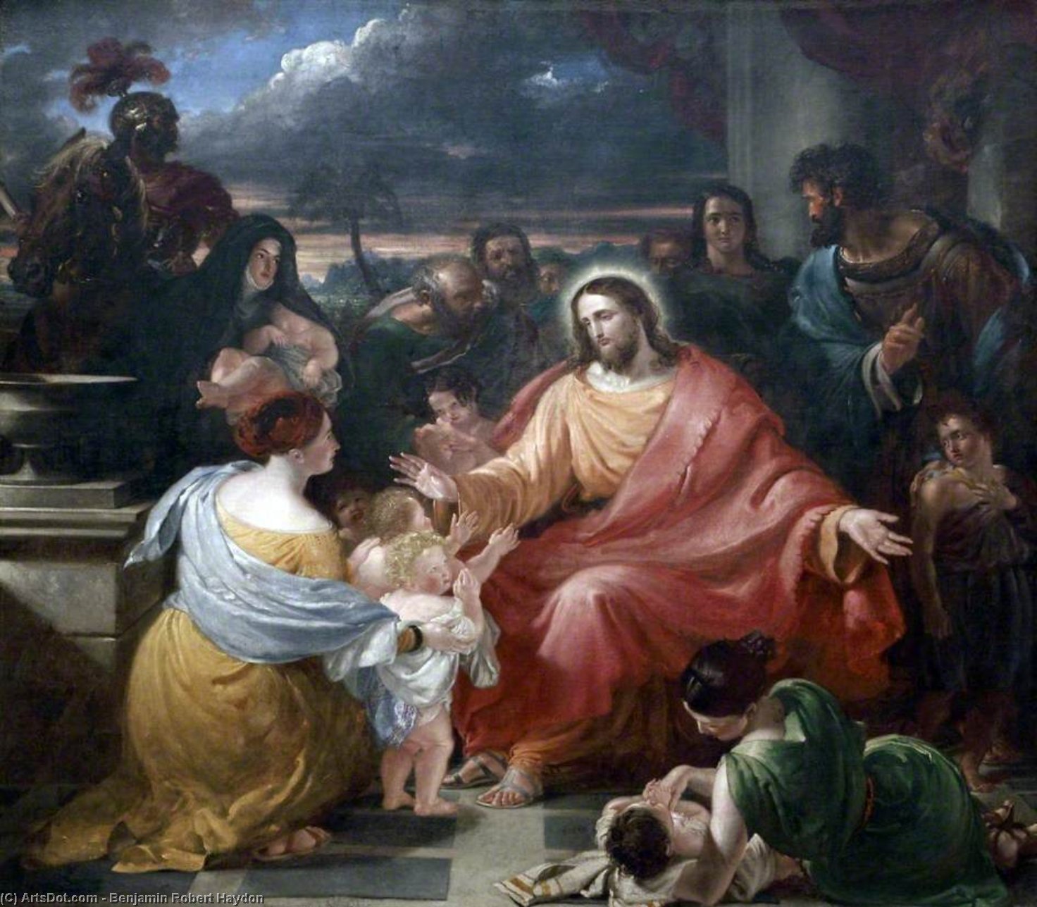Christ Blessing The Little Children — Benjamin Robert Haydon