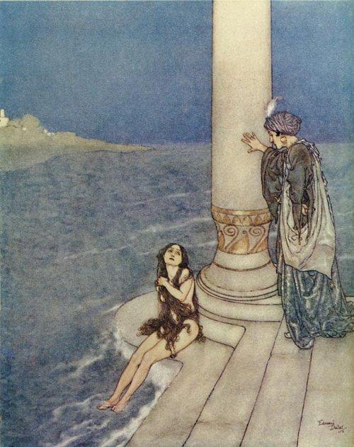 The Prince Asked Who She Was — Edmund Dulac