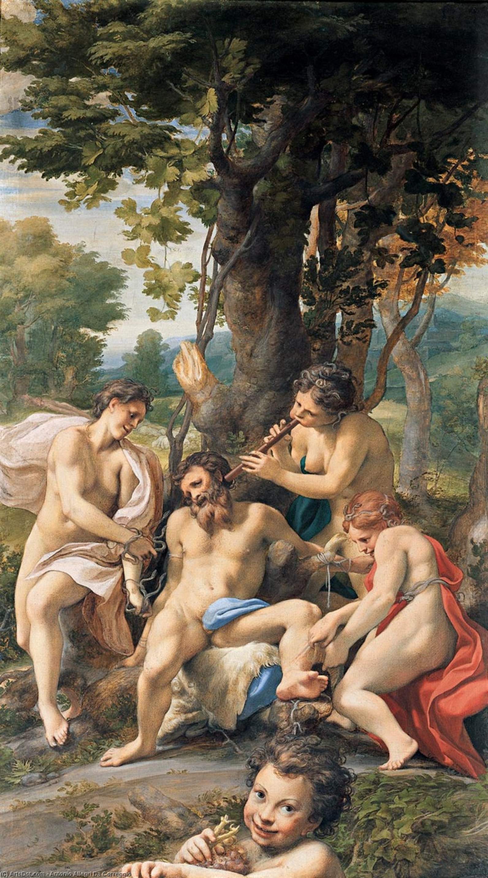 Allegory Of The Vices — Antonio Allegri Da Correggio