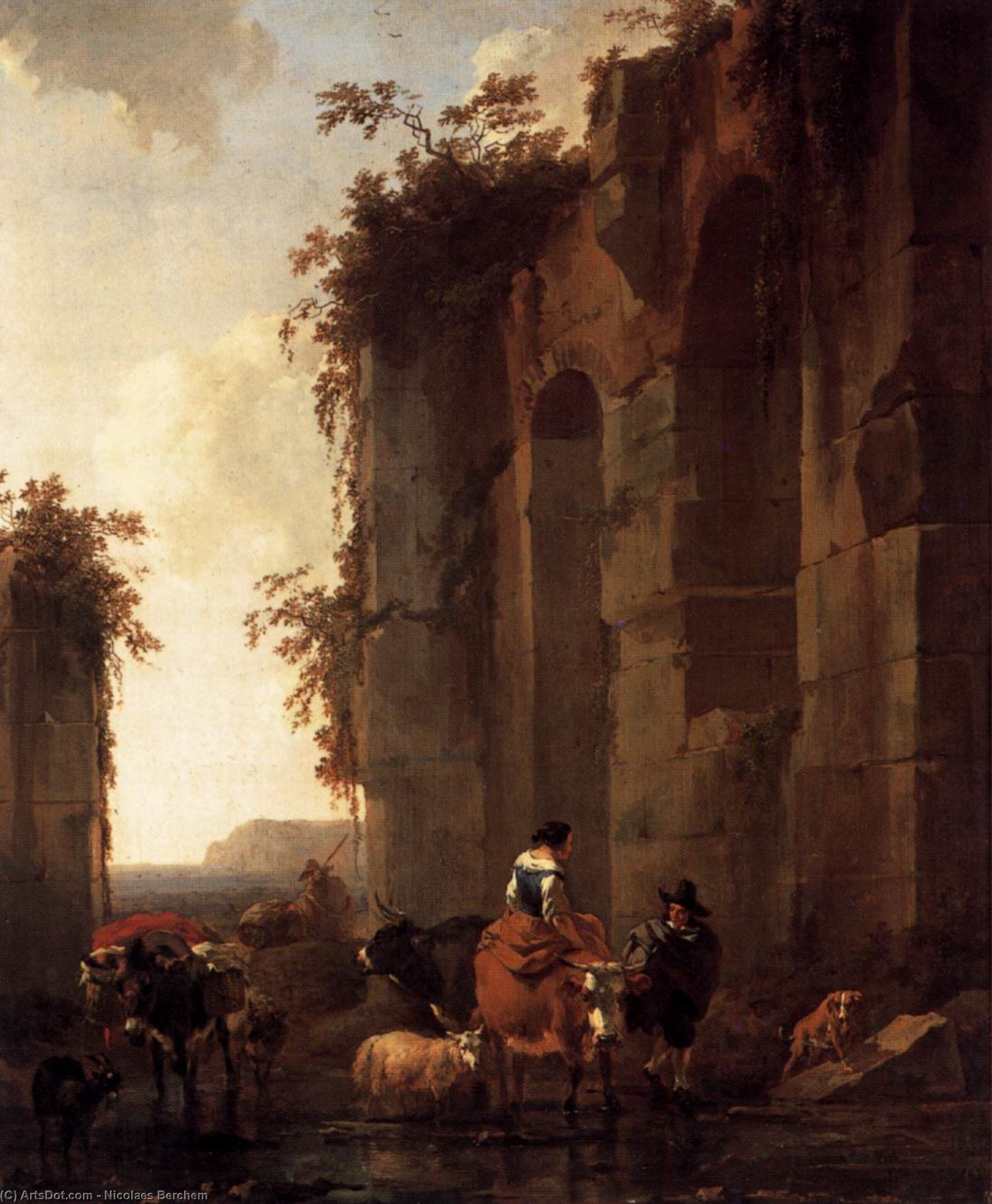 Ruins In Italy — Nicolaes Pietersz. Berchem