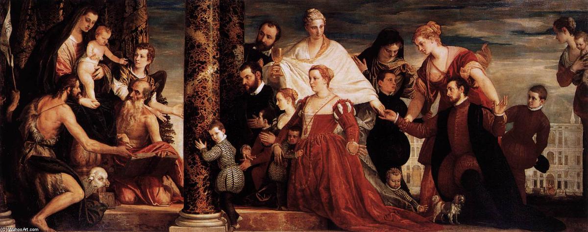Die Anbetung Der Jungfrau Durch Die Familie Coccina — Paolo Veronese