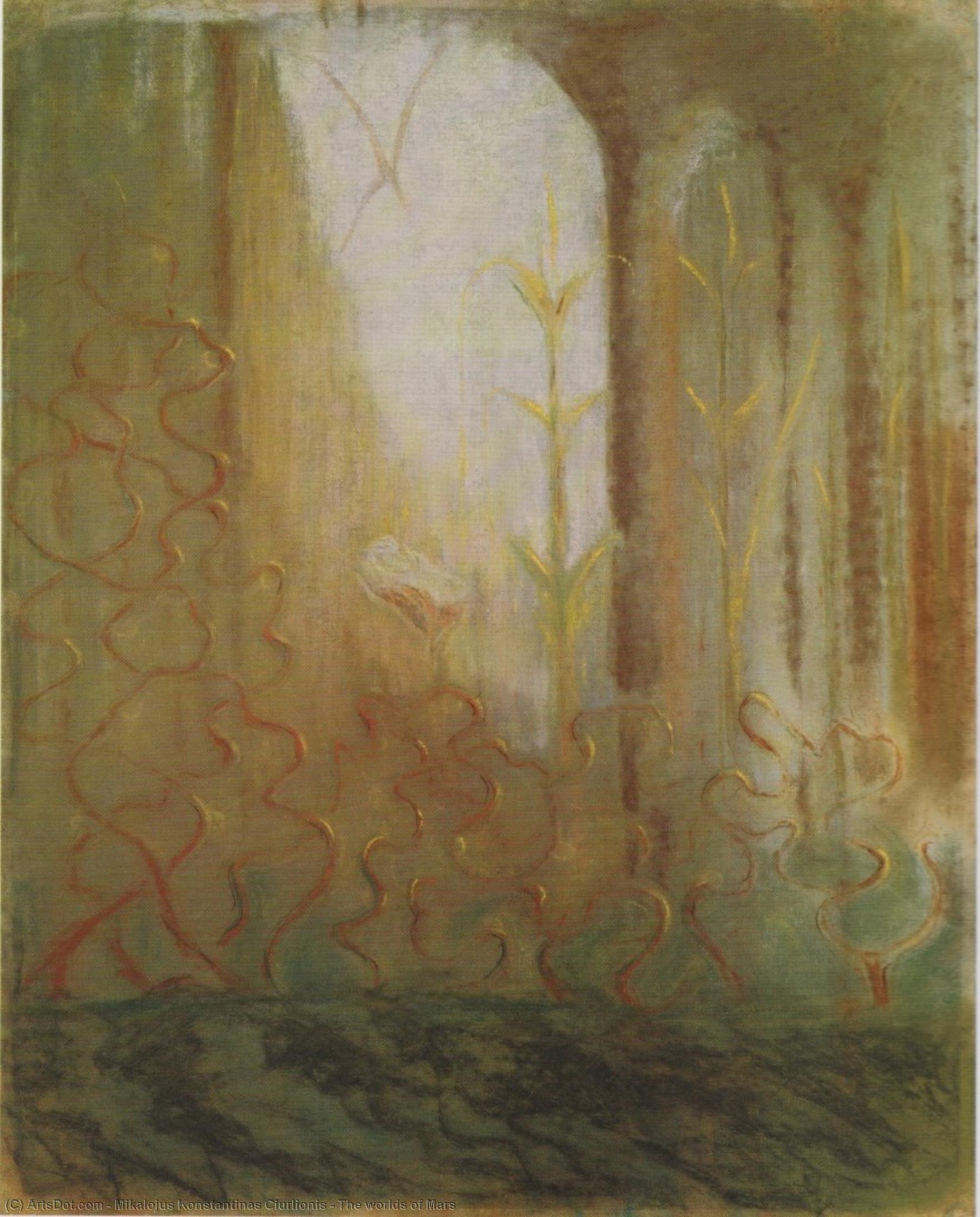 The Worlds Of Mars — Mikalojus Konstantinas Čiurlionis