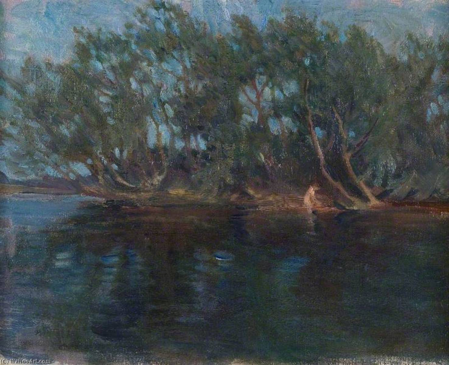 Trees By Water, Lugg Meadows — Brian Hatton