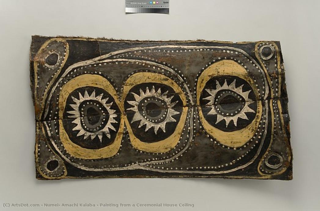 Painting From A Ceremonial House Ceiling — Numei, Amachi Kalaba