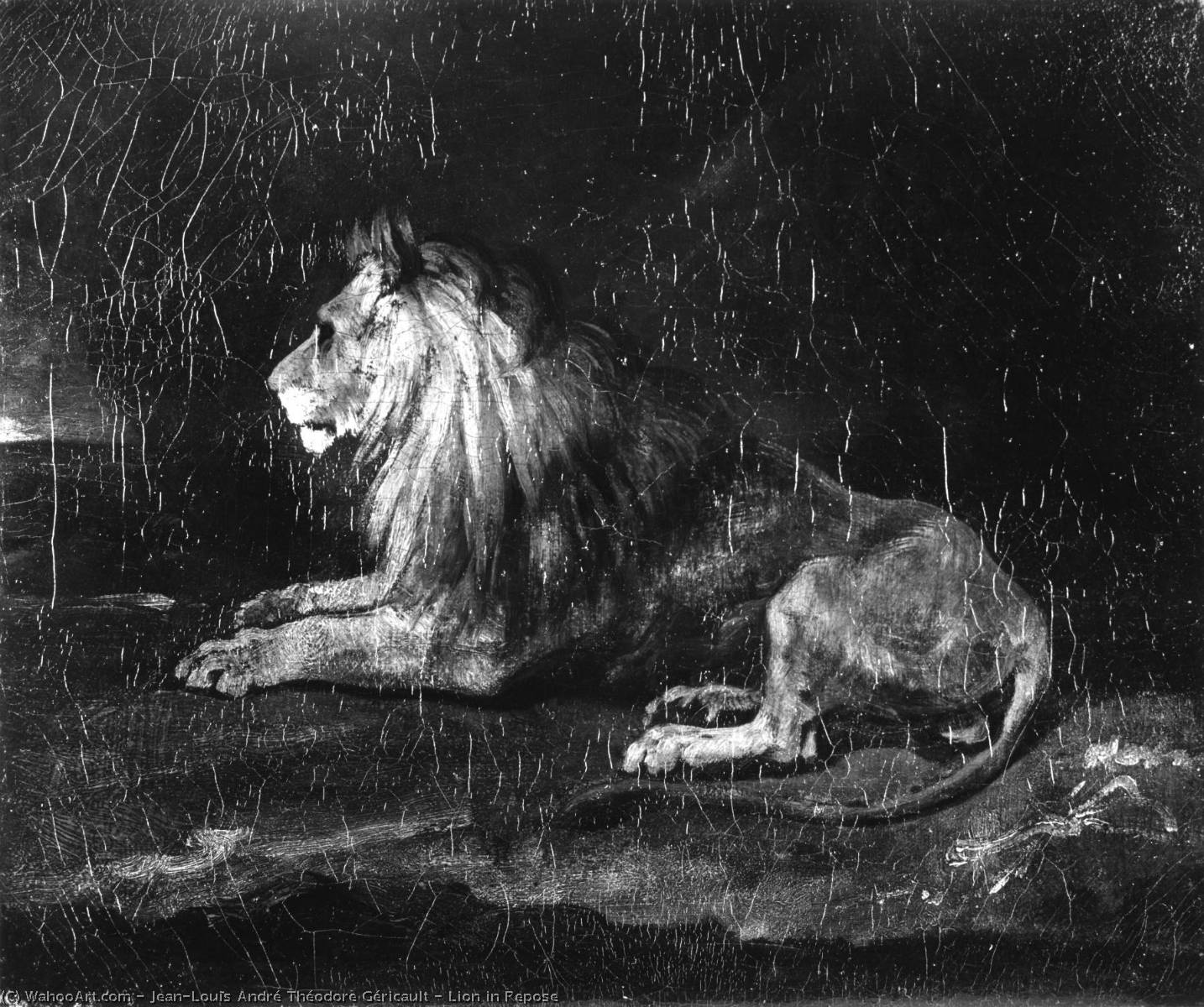 Lion In Repose — Жан-луи Герике