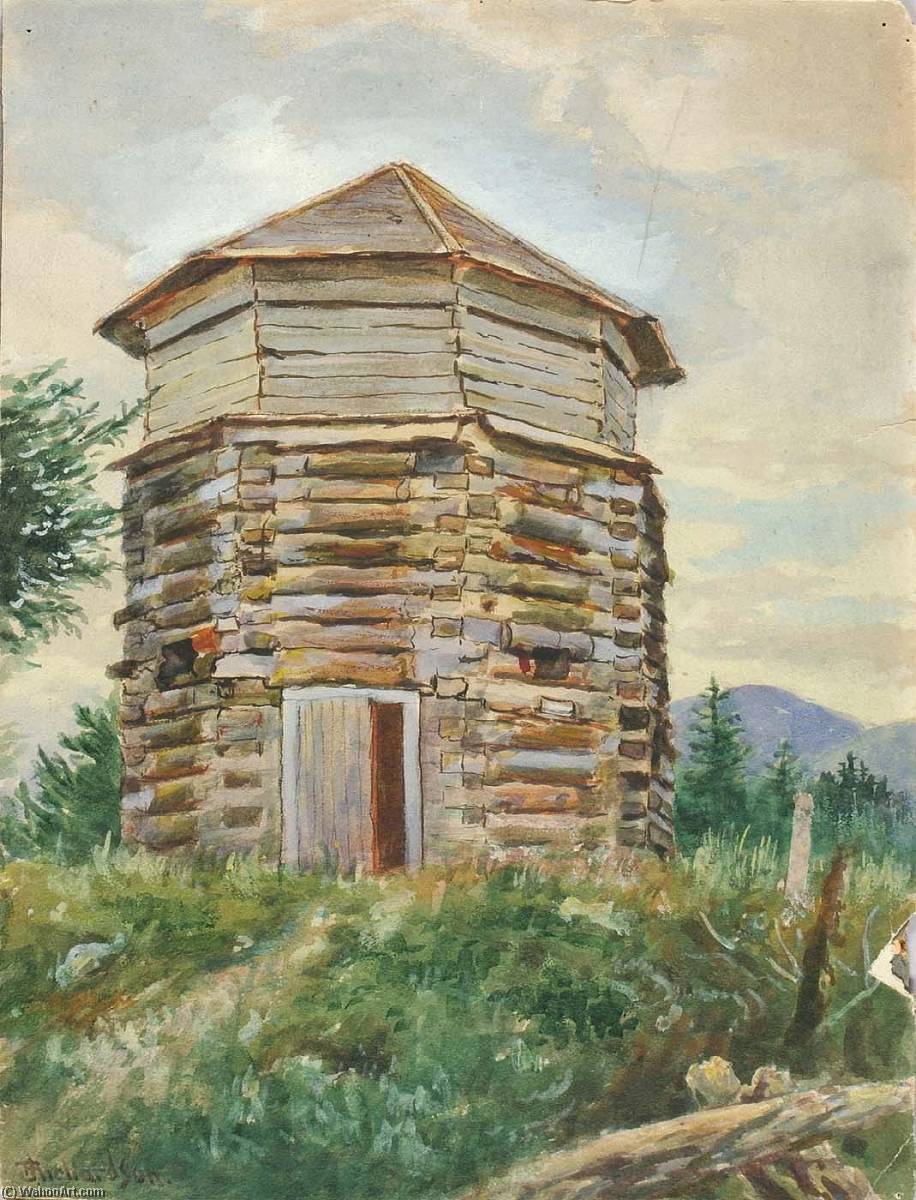 Russian Block House, Alaska, 1900 — Theodore J. Richardson