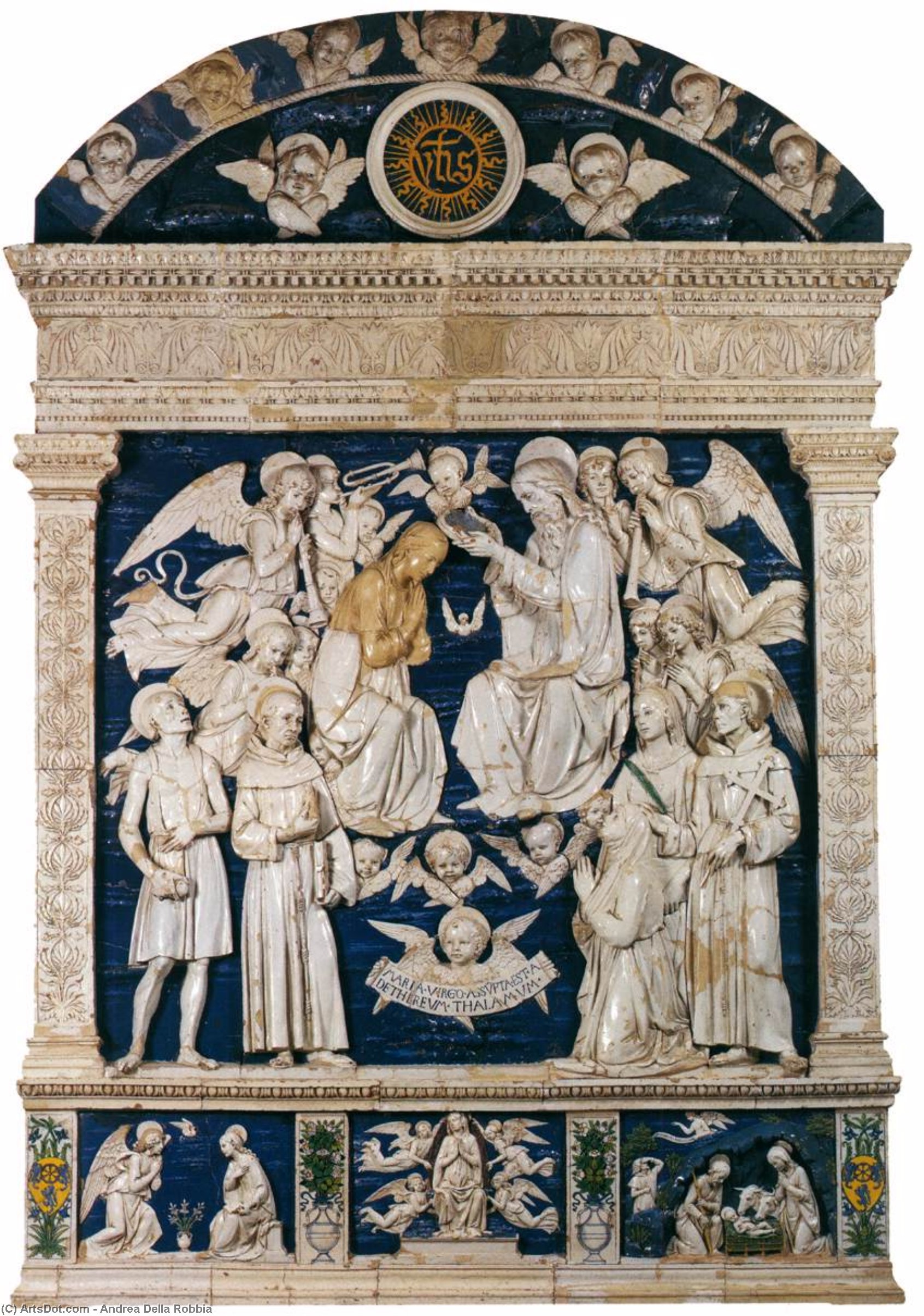 Coronation Of The Virgin — Andrea Della Robbia