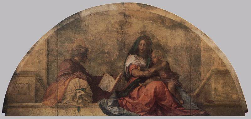 Madonna Del Sacco Madonna With The Sack — Andrea Del Sarto