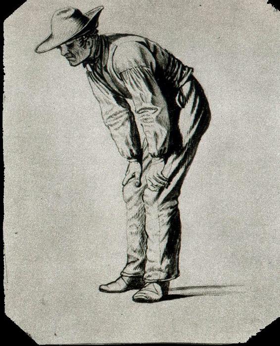 Study Of A Figure 16 — George Caleb Bingham