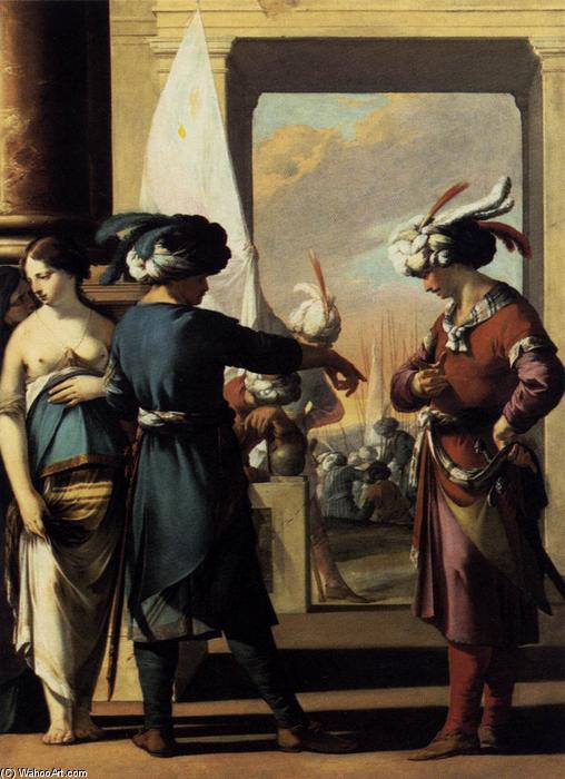Cyrus Announcing To Araspas That Panthea Has Obtained His Pardon — Laurent De La Hyre