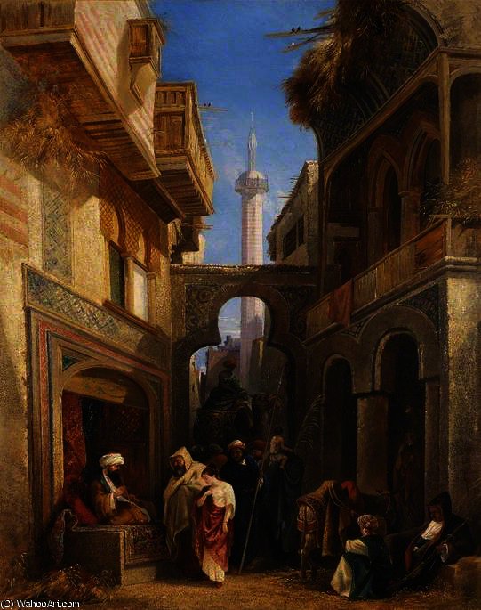 Street Scene In Cairo — Vilijam Džejms Müller