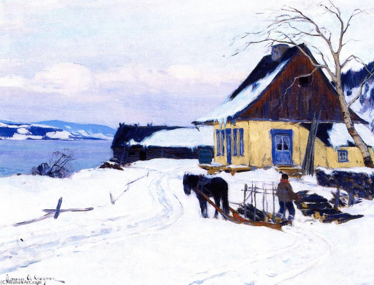 The Farm On The Hill — Clarence Alphonse Gagnon