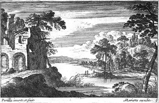 Landscapes With Ruins And Buildings — Gabriel Pérelle