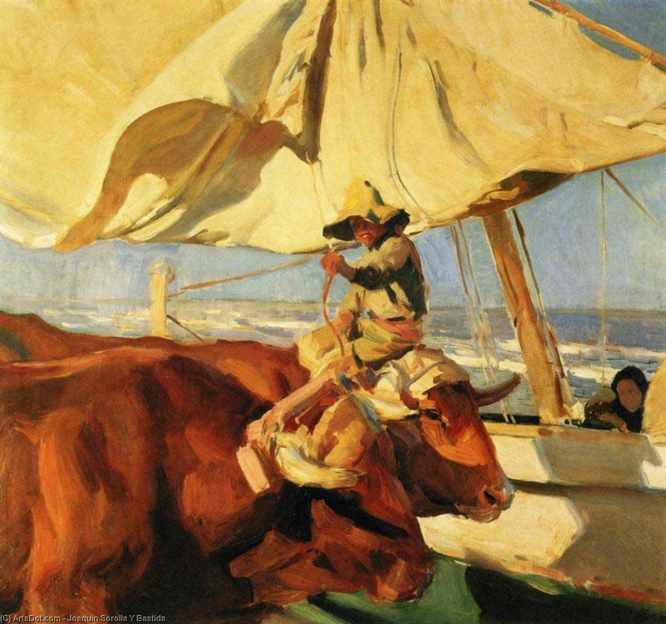 Nachmittagssonne, Playa De Valencia — Joaquín Sorolla Y Bastida