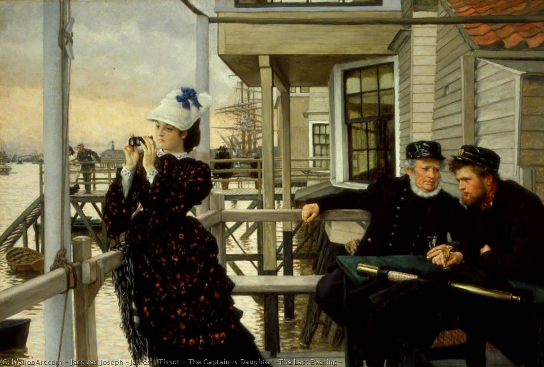 The Captain's Daughter (the Last Evening) — Jacques Joseph (james ) Tissot