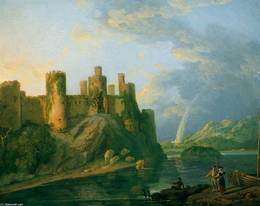 Conway Castle - — George Barret The Elder