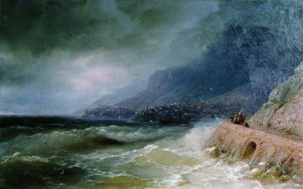 Surf Near Coast Of Crimea — Ivan Konstantinovich Aivazovsky