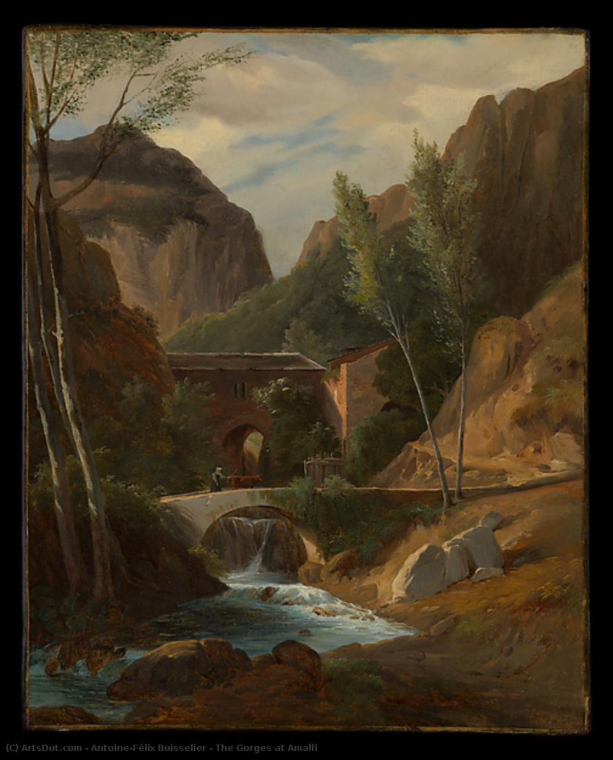 The Gorges At Amalfi — Antoine-félix Boisselier