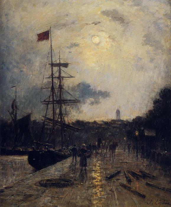 A Quay At Caen — Станислав Лепин