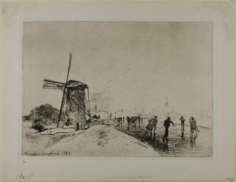 View Of The Town Of Maassluis — Johan Barthold Jongkind
