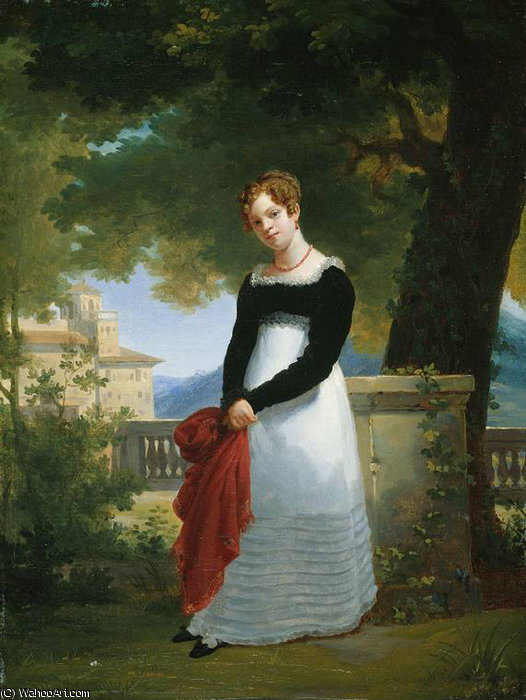 Eduoard Portrait Of Adelaide Sophie Cleret — François Edouard Picot