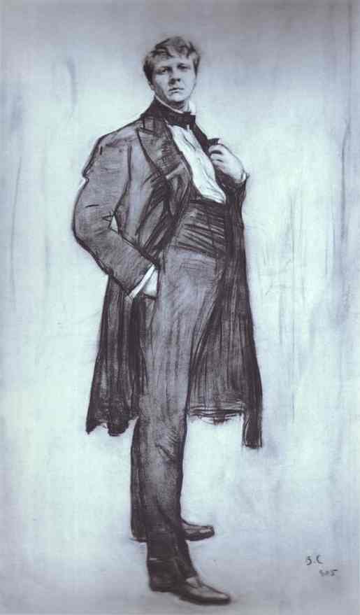 Portrait Of Fedor Shalyapin — Valentin Alexandrovich Serov