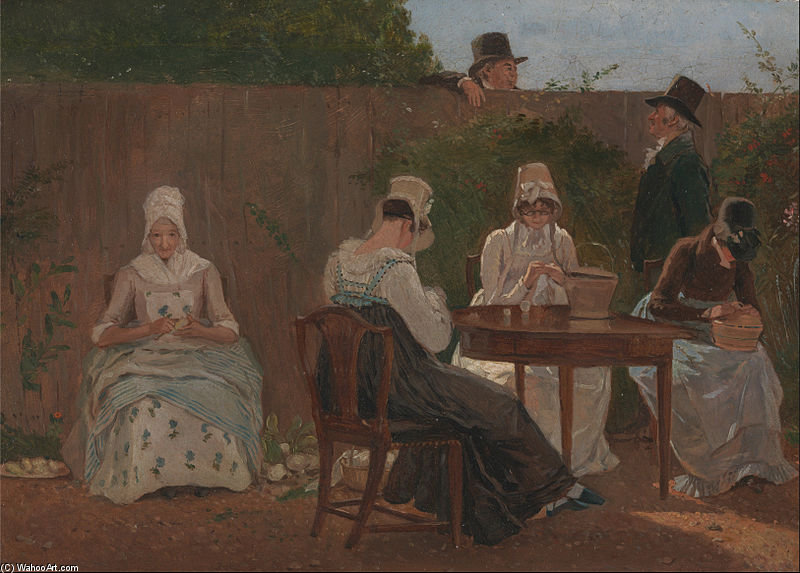 The Chalon Family In London — Jacques Laurent Agasse