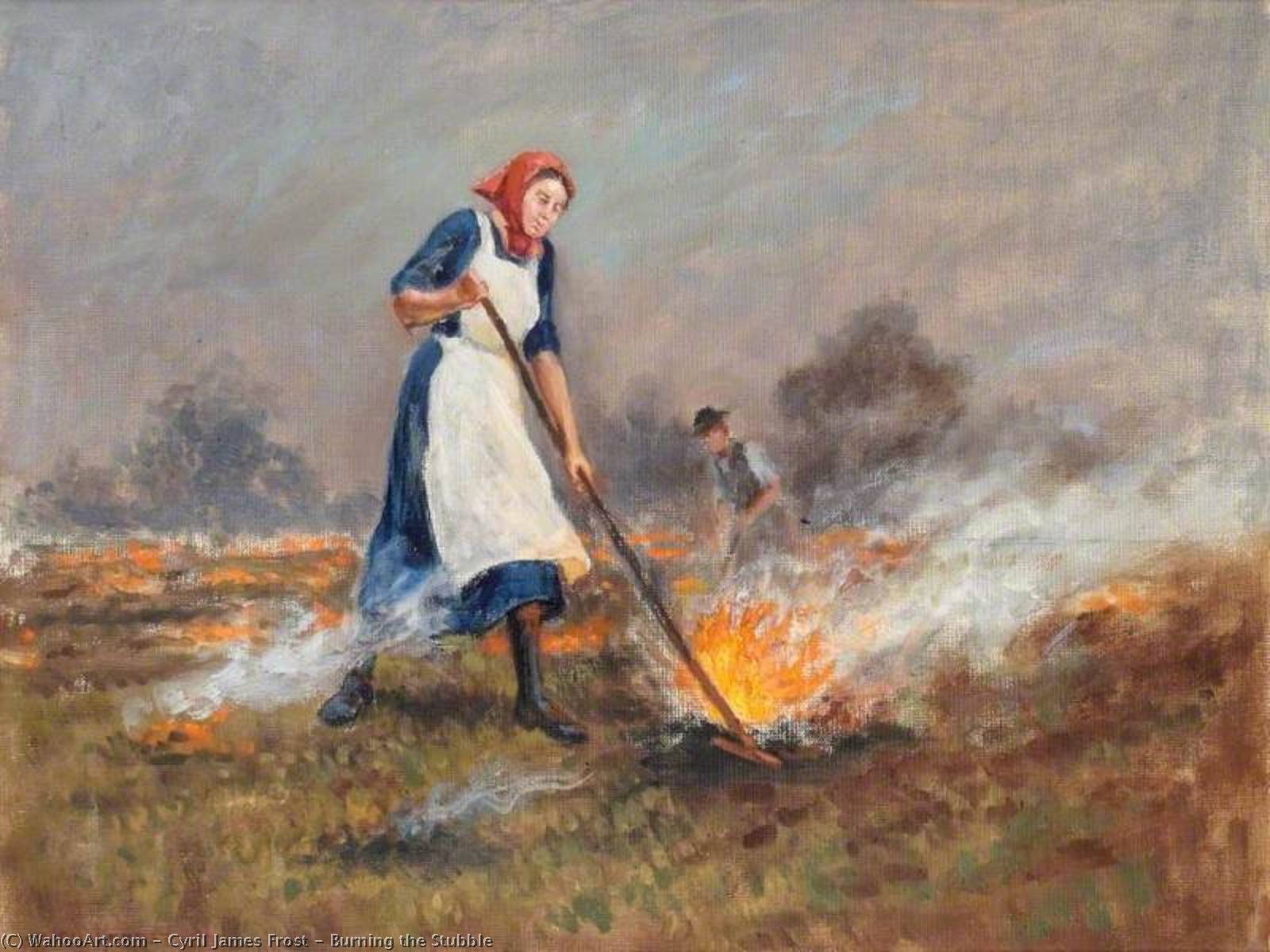 Burning The Stubble — Cyril James Frost