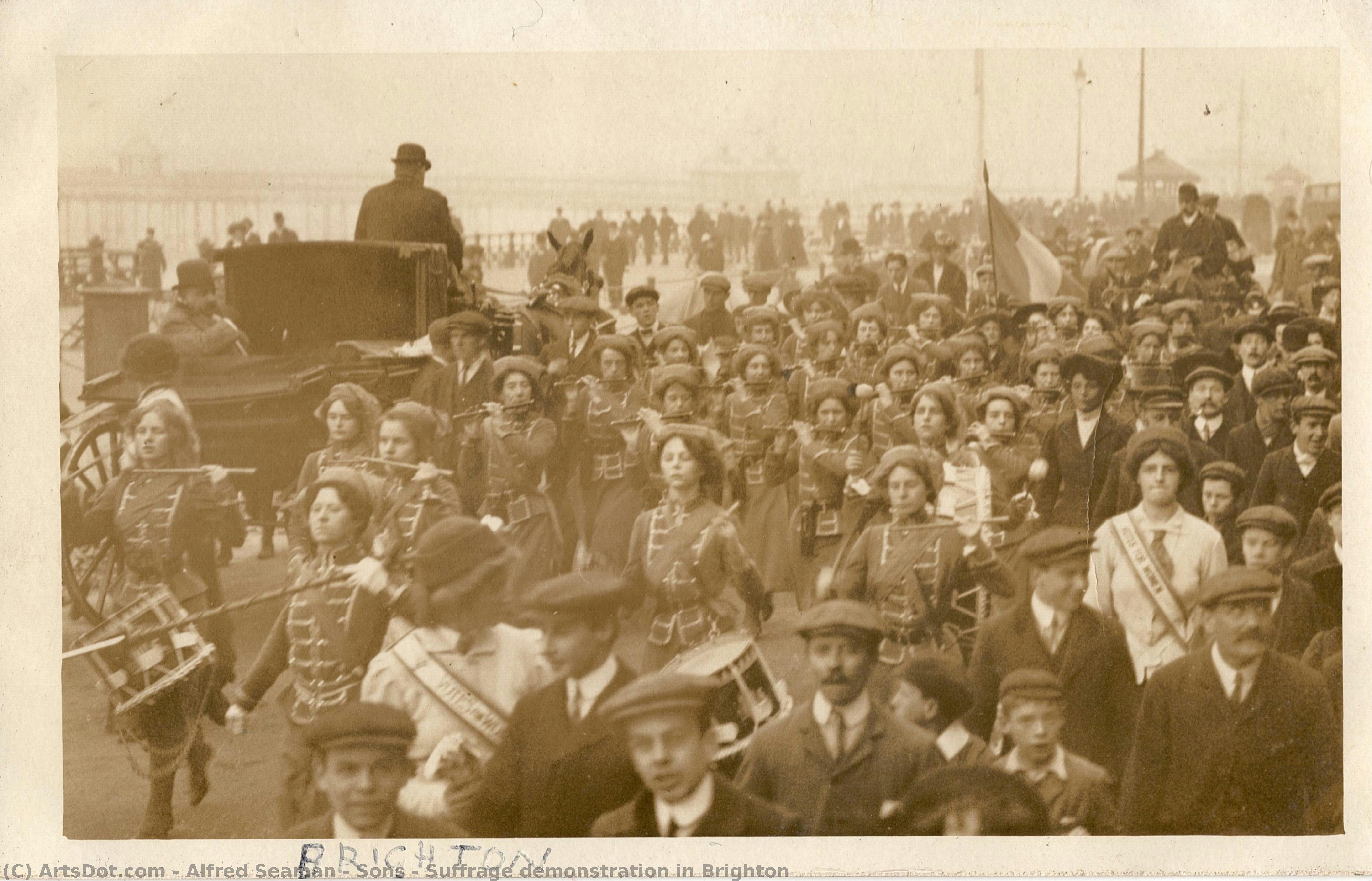 Suffrage Demonstration In Brighton — Alfred Seaman & Sons