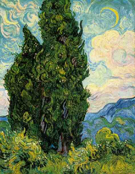 Cypresses — Vincent Willem Van Gogh