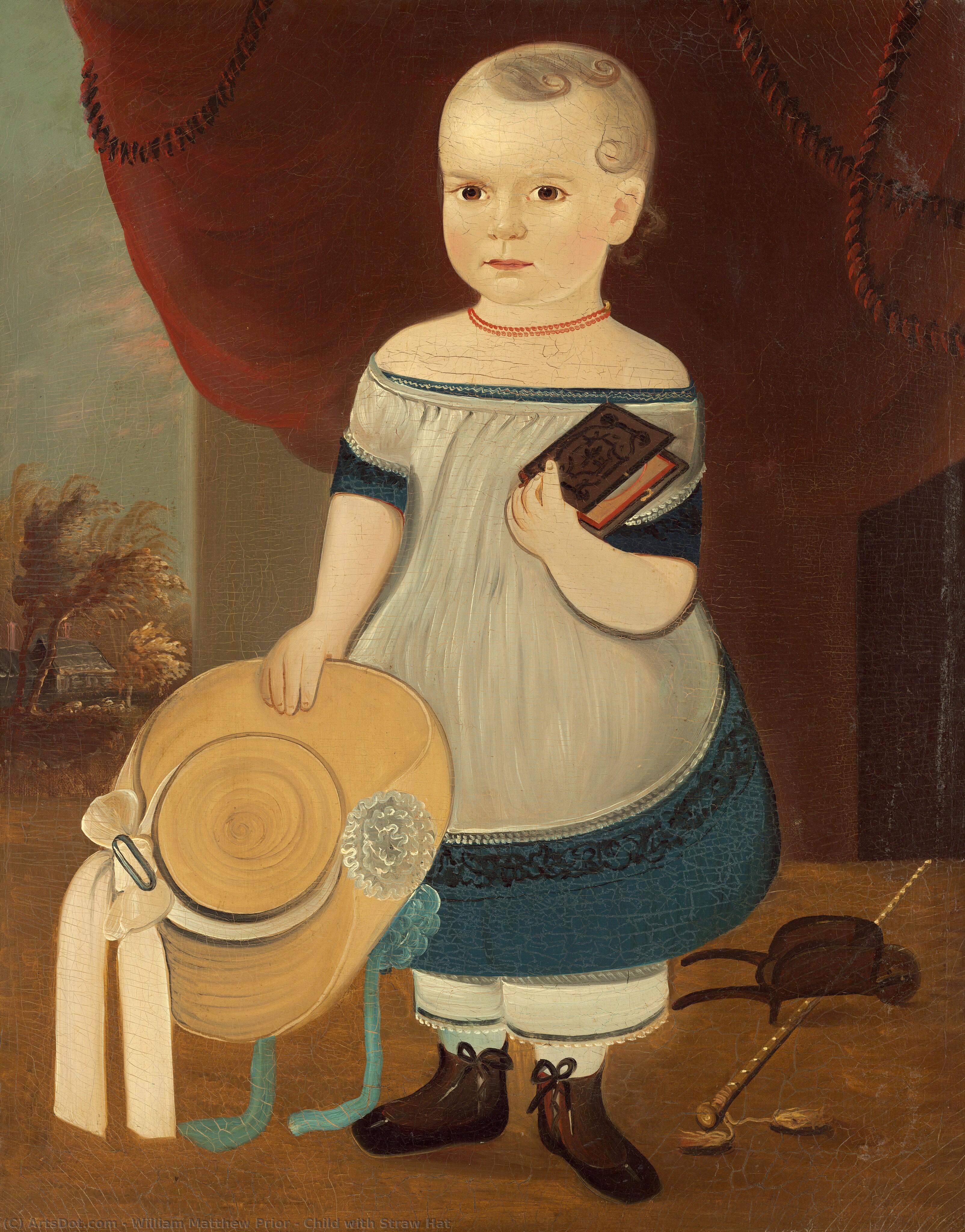Child With Straw Hat — William Matthew Prior
