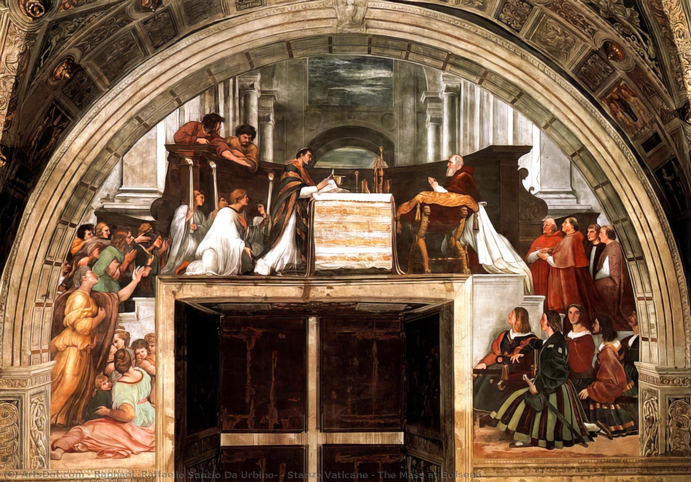 Stanze Vaticane - The Mass At Bolsena — Рафаэль
