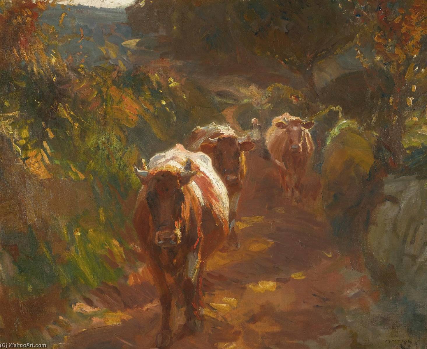 Bringing Up The Cows — アルフレッド・ミュニングス