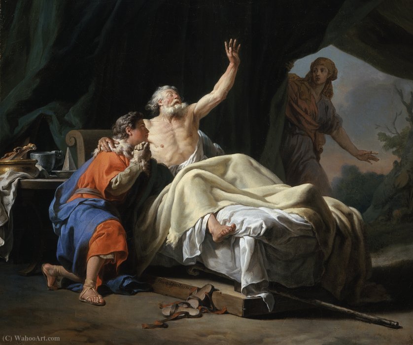 Isaac Blessing Jacob — Nicolas Guy Brenet
