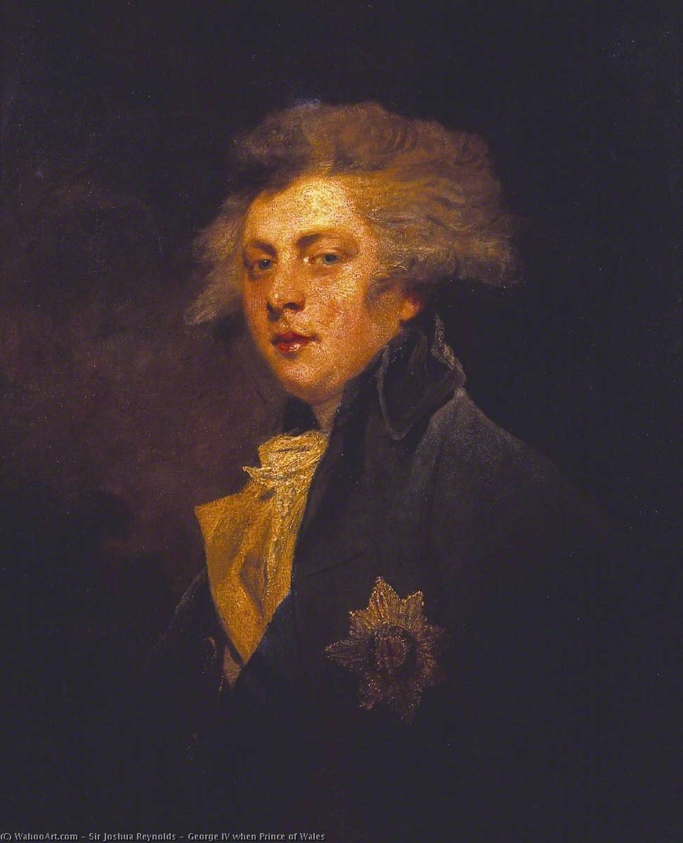 George Iv When Prince Of Wales — Sir Joshua Reynolds