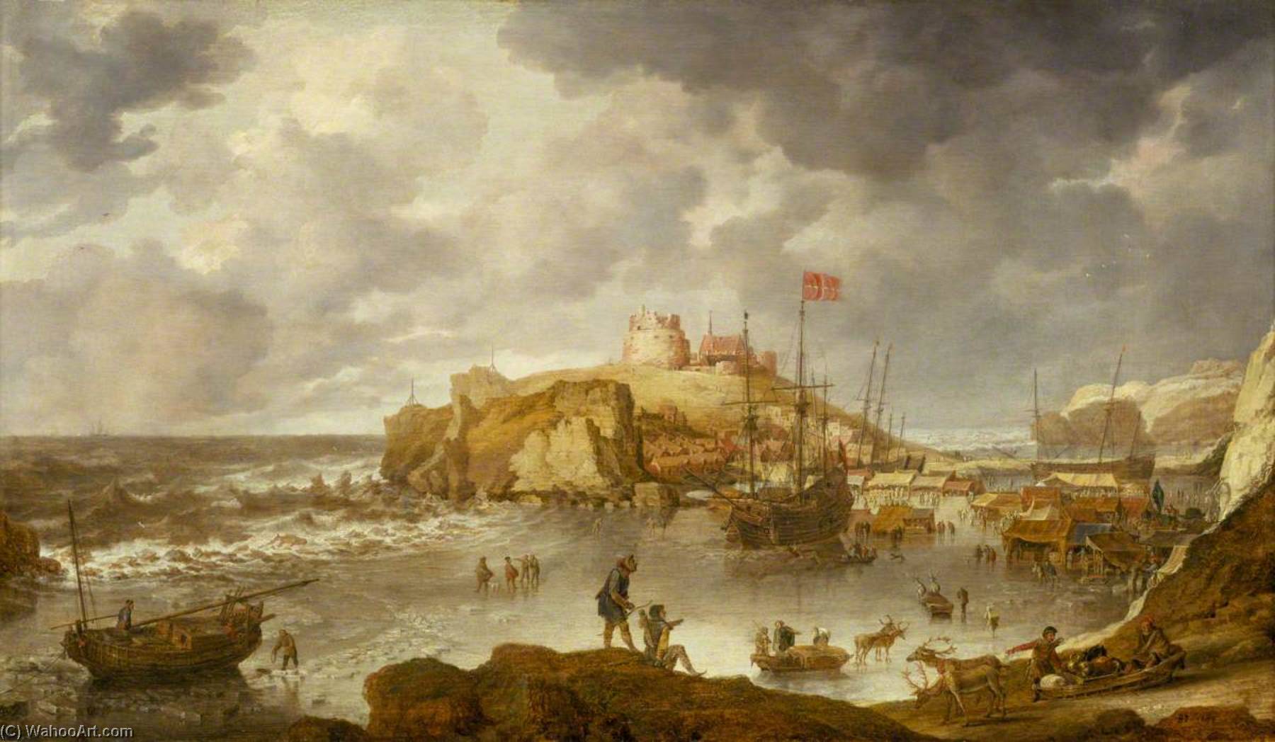 The Port Of Archangel — Bonaventura I Peeters