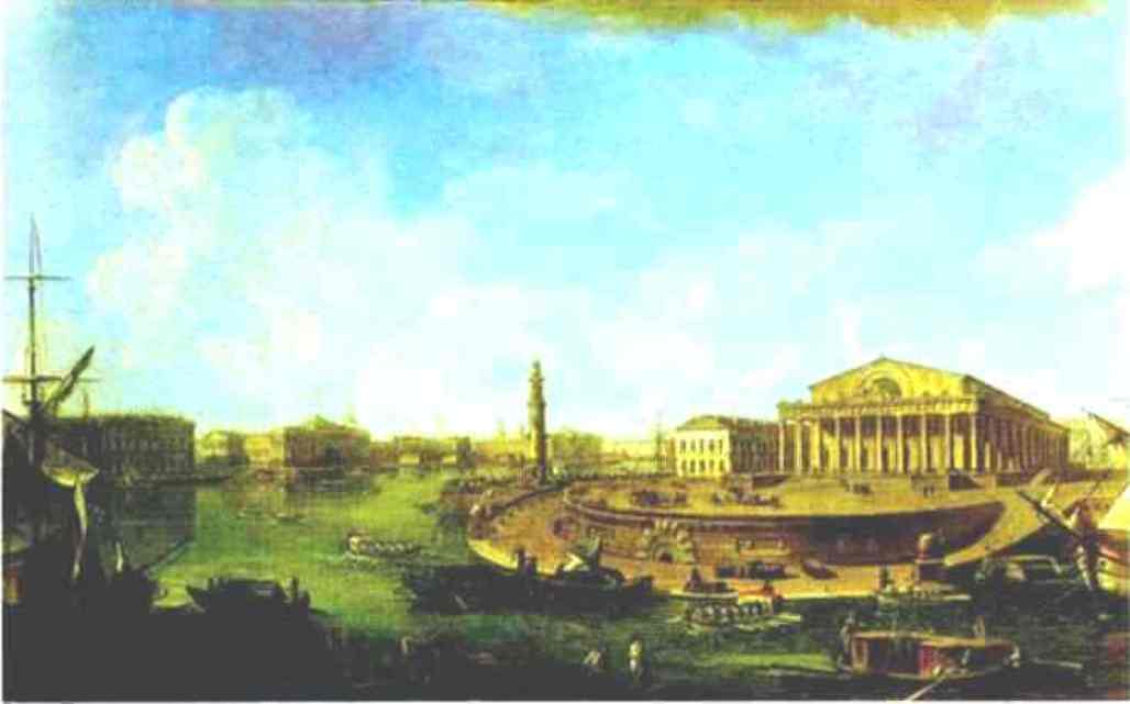 View Of The Stock Exchange And The Admiralty From The Fortress Of St. Peter And Paul — Fedor Jakowlewitsch Alexejew