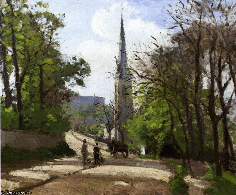 St. Stephens Church, Lower Norwood. — Camille Pissarro