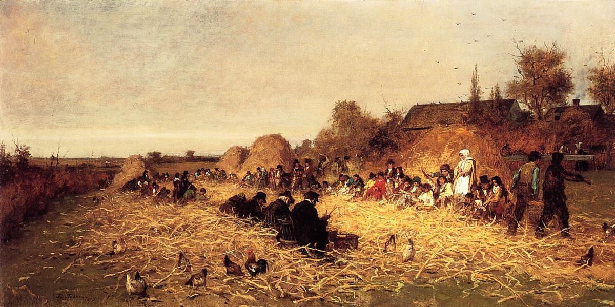Husking Bee, Island Of Nantucket — Jonathan Eastman Johnson