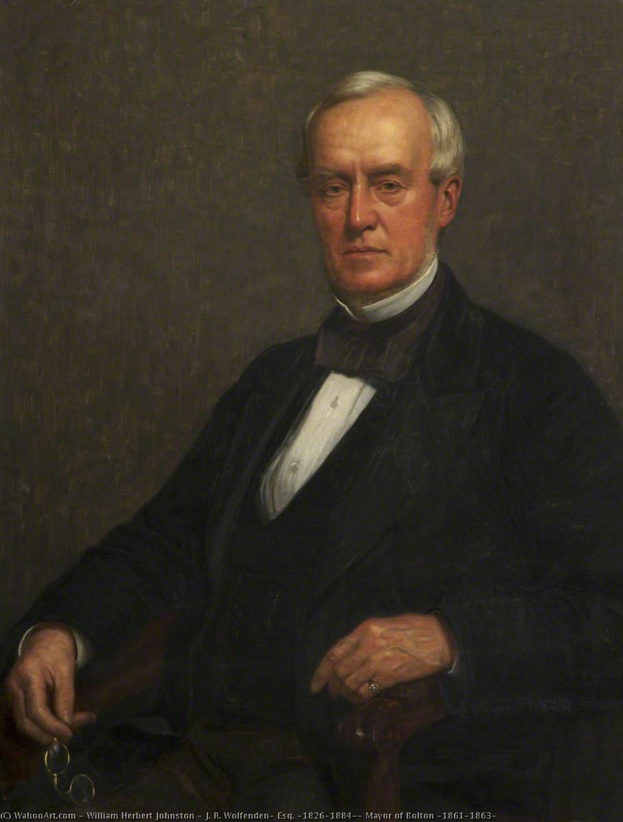 J. R. Wolfenden, Esq. (1826–1884), Mayor Of Bolton (1861–1863) — William Herbert Johnston