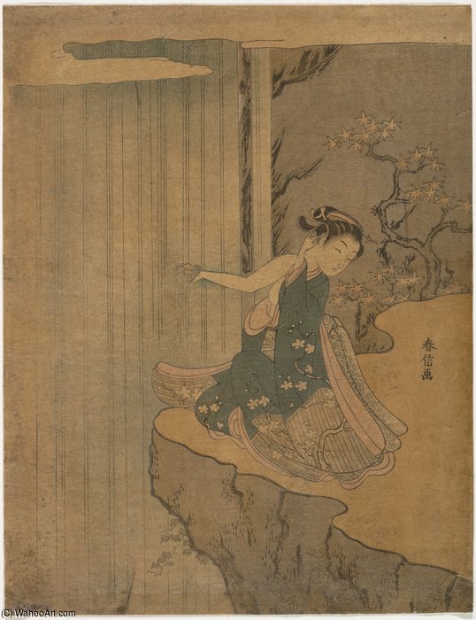 Parody Of The Legend Of Kyoyu And Sofu — Suzuki Harunobu