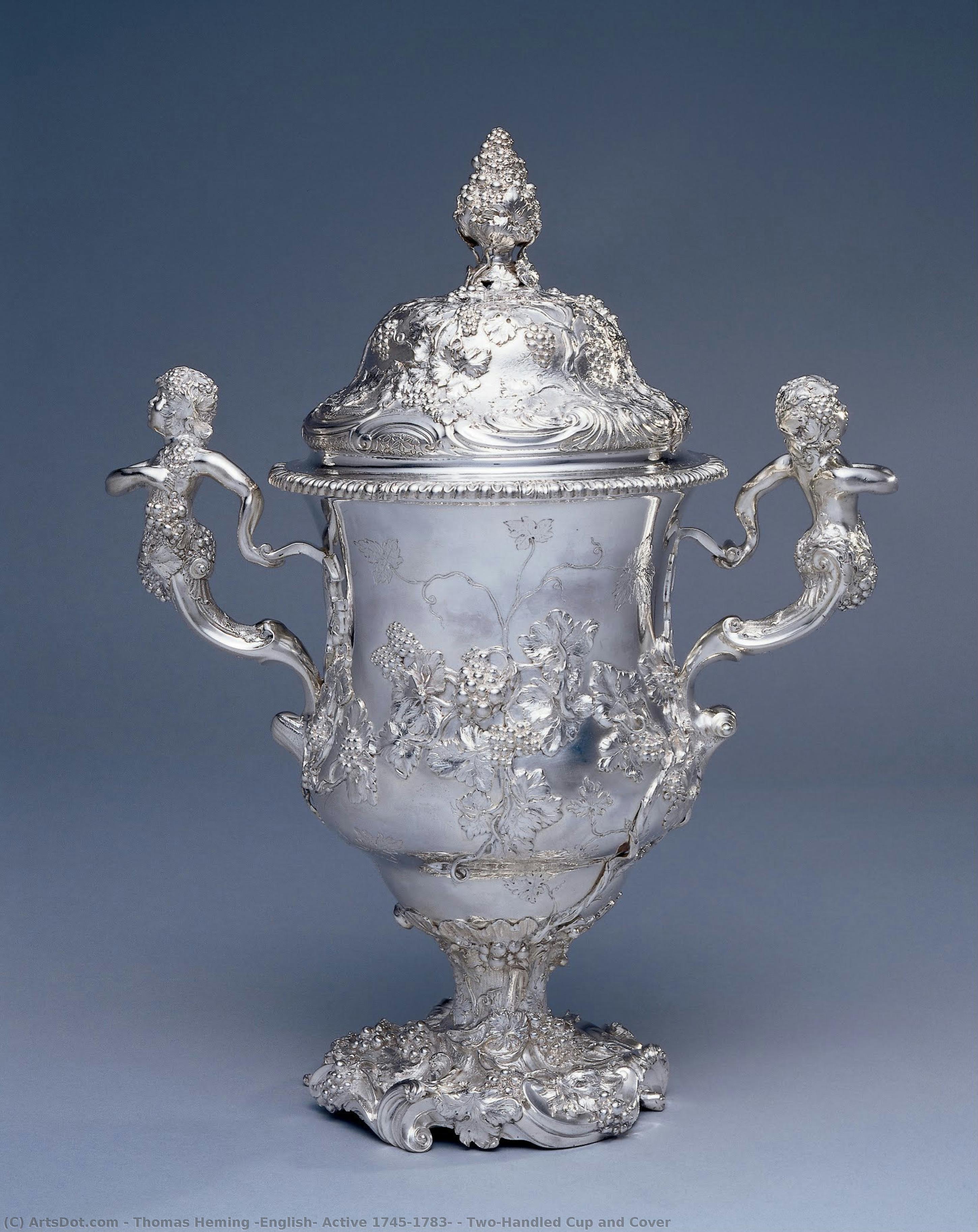 Two-handled Cup And Cover — Thomas Heming (english, Active 1745-1783)