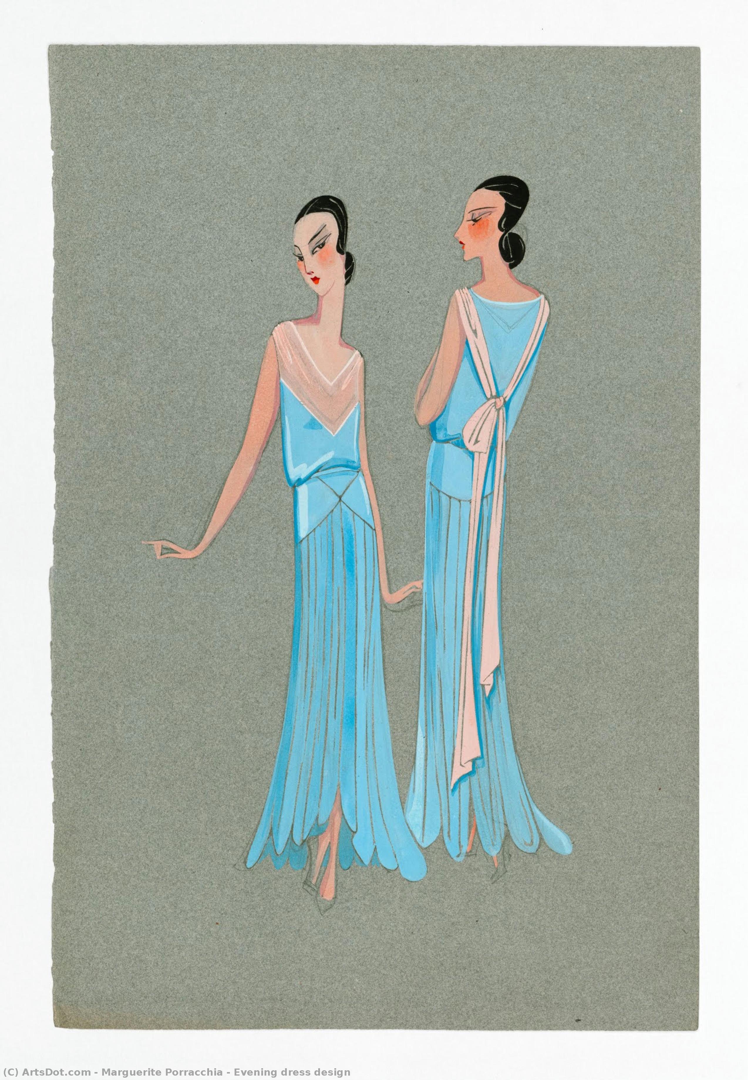 Evening Dress Design — Marguerite Porracchia