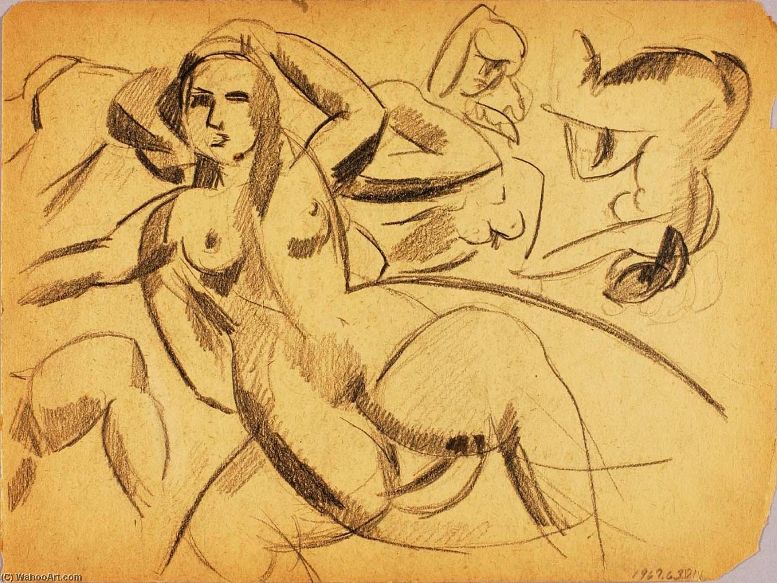 Group Of Female Nudes — Carl Newman