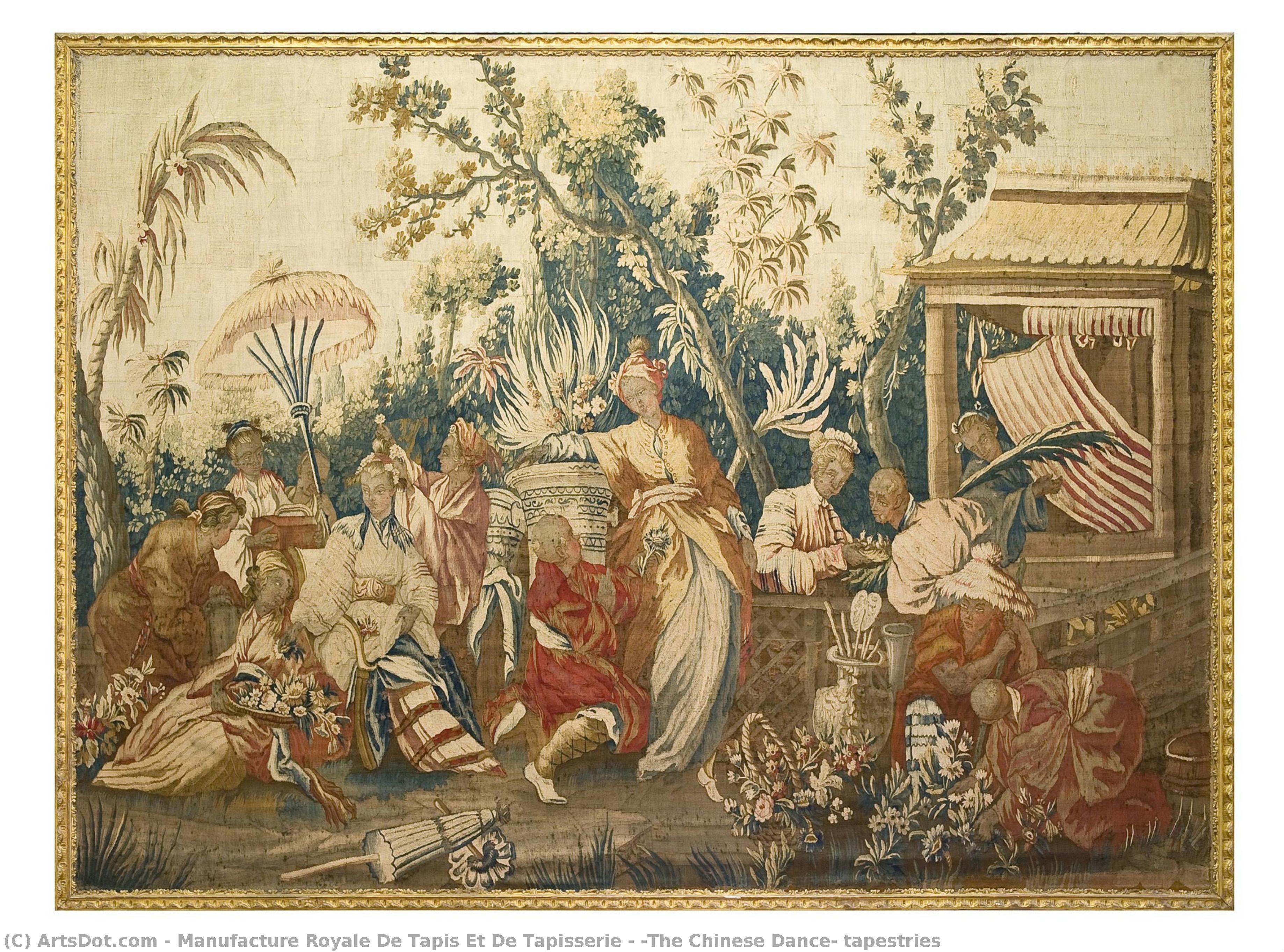 “the Chinese Dance” Tapestries — Manufacture Royale De Tapis Et De Tapisserie