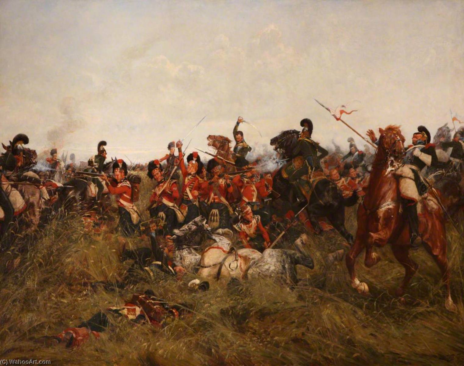 The Black Watch At Bay — William Barns Wollen