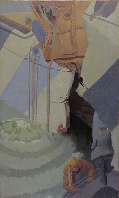 An Armoured Cruiser, Showing Fracture Divers Going Down To Investigate — John Wheatley