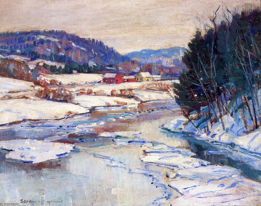 River In Winter — George Gardner Symons